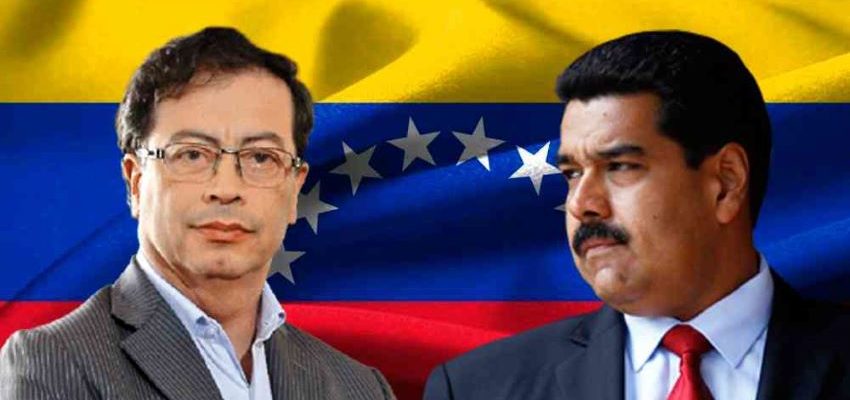 Gustavo Petro y Nicolás Maduro
