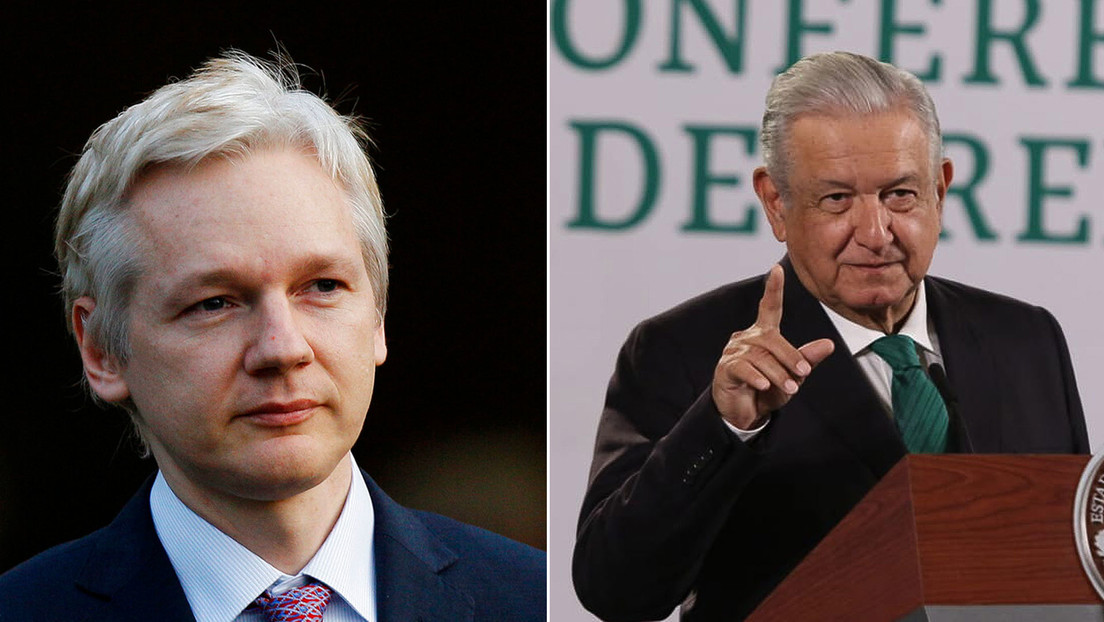 Julian Assange y López Obrador