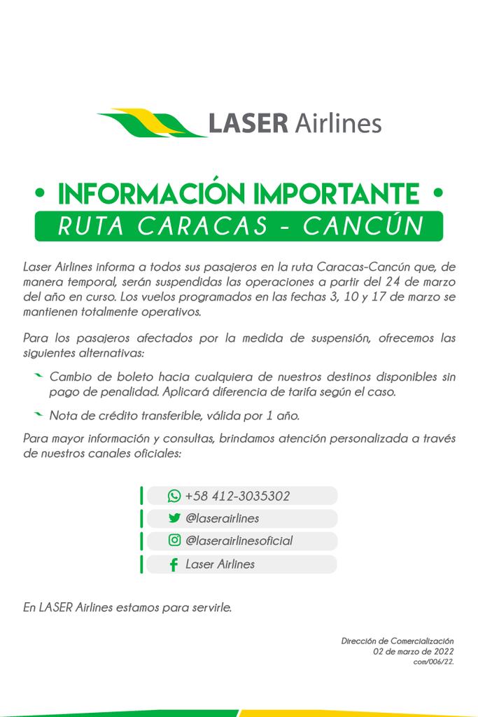 Información importante: Ruta Cancún