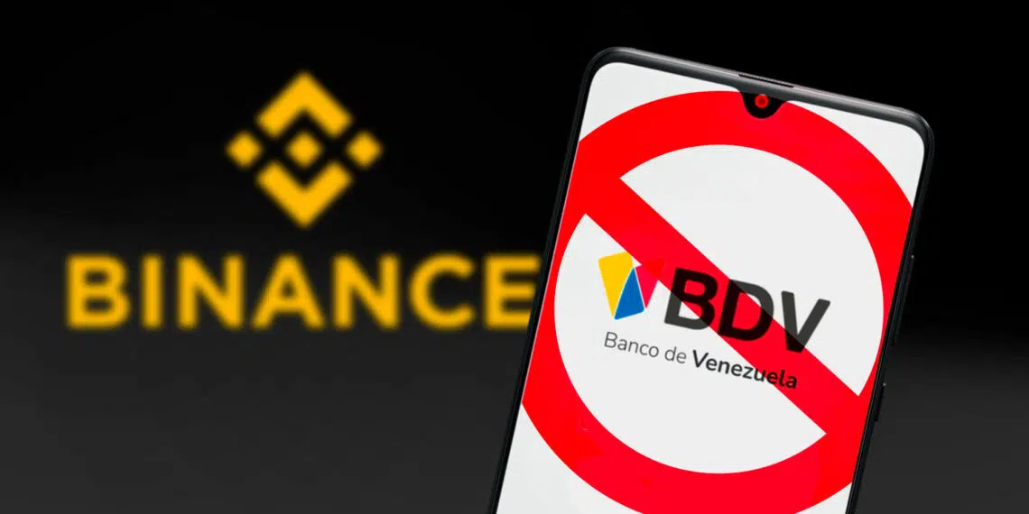 Binance elimina al Banco de Venezuela de la plataforma P2P