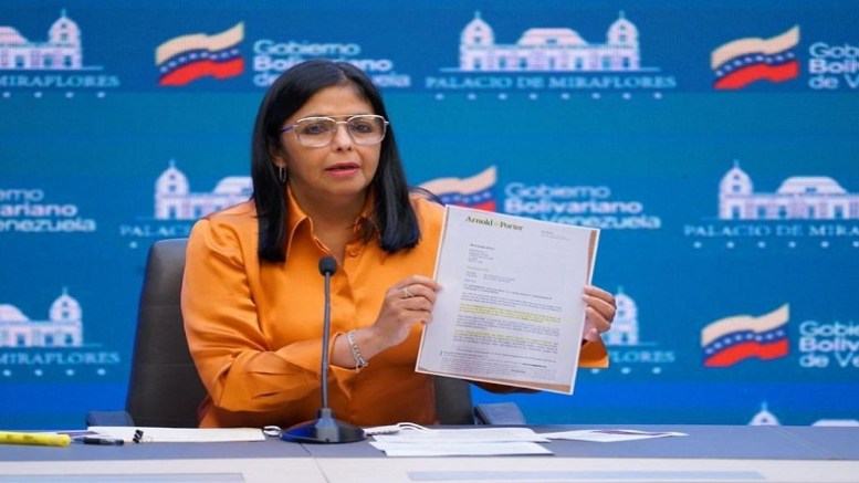 Vicepresidenta Delcy Rodríguez