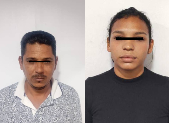 Leobanis José Contreras Báez (42) y Fernanda Gabriela Pulido Castro (22)