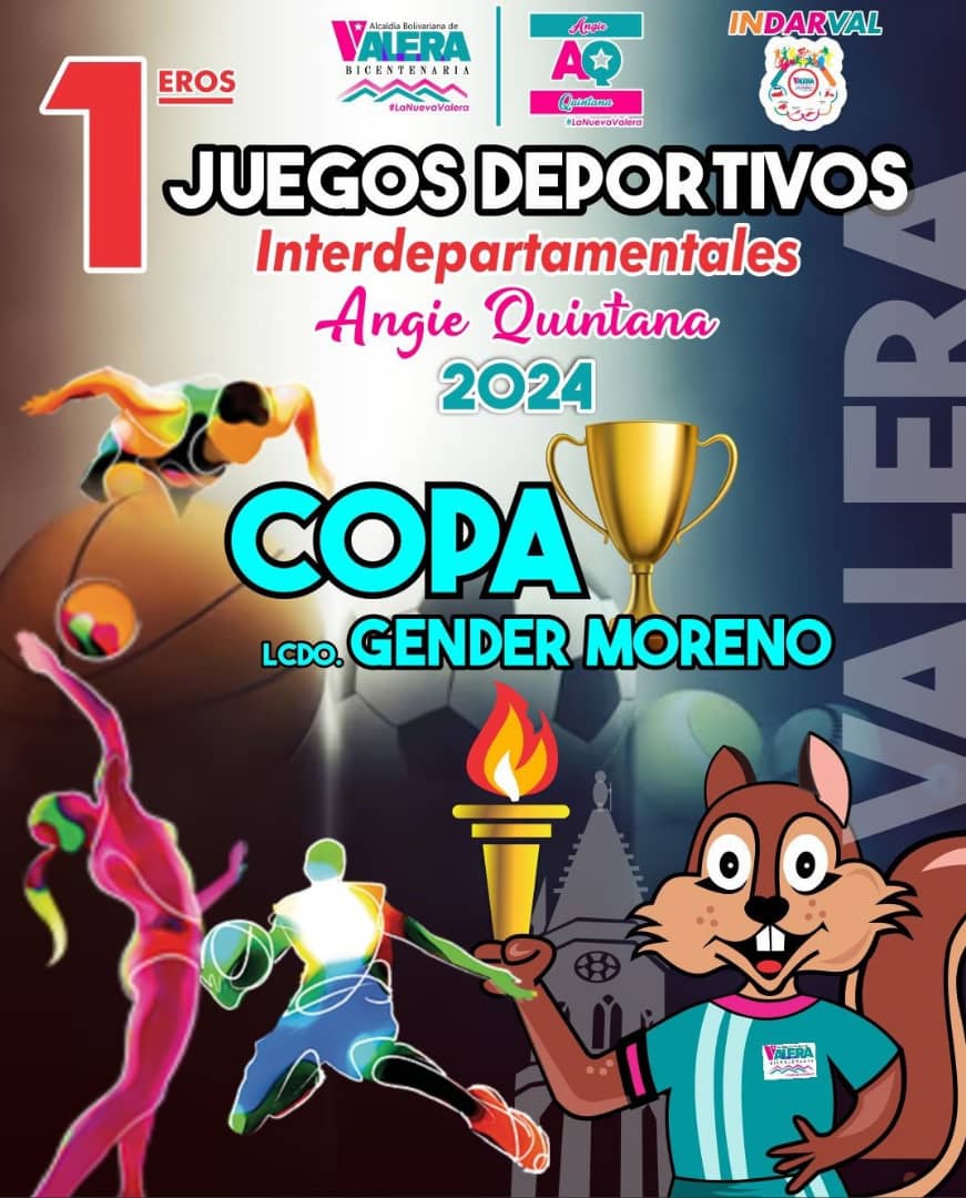 Juegos interdepartamentales en la Alcaldía de Valera 2024